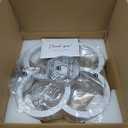 Low Profile Ceiling Fans with Lights and Remote, Fandelier Ceiling Fan Flush Mount, 3000K-6500K Smart 5 Blades LED Fan Light, Small Ceiling Fans with Lights for Bedroom, Kitchen (18 inch, Matte White)