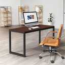 SHW 55-Inch Commercial-Grade Office Computer Desk, Cherry