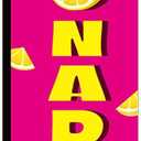 2. 5 x 12 ft Lemonade Feather Flag - Windless Single-Sided Printing Feather Flag Outdoor Advertising Banner for Business(Pink)