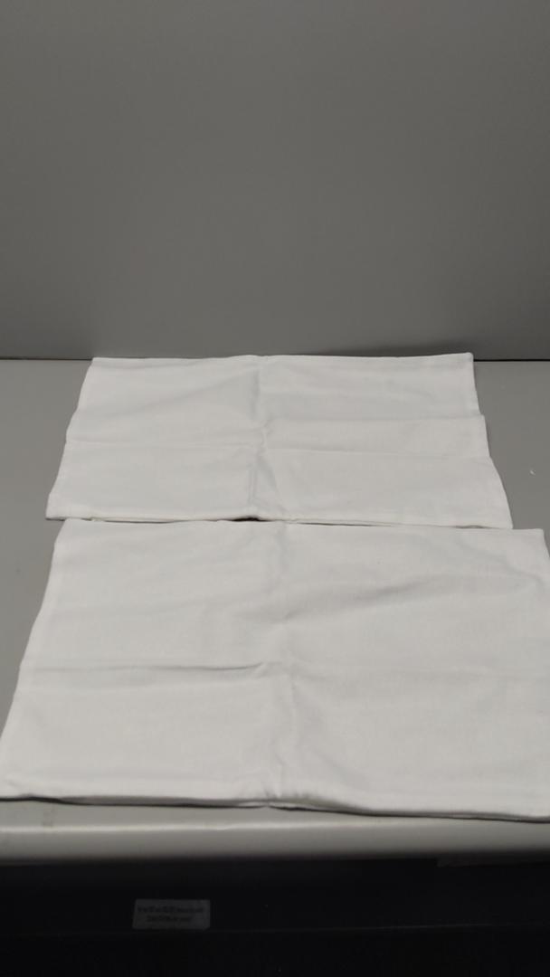 12"×18" Pillowcase White 2 pcs