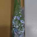 Dolicer 5 Pcs Babys Breath Artificial Flowers, Blue Long Stem Baby Breath Flowers Artificial Bulk, Real Touch Fake Babys Breath Gypsophila for Wedding Bridal Bouquet Party Arrangements Home Decor