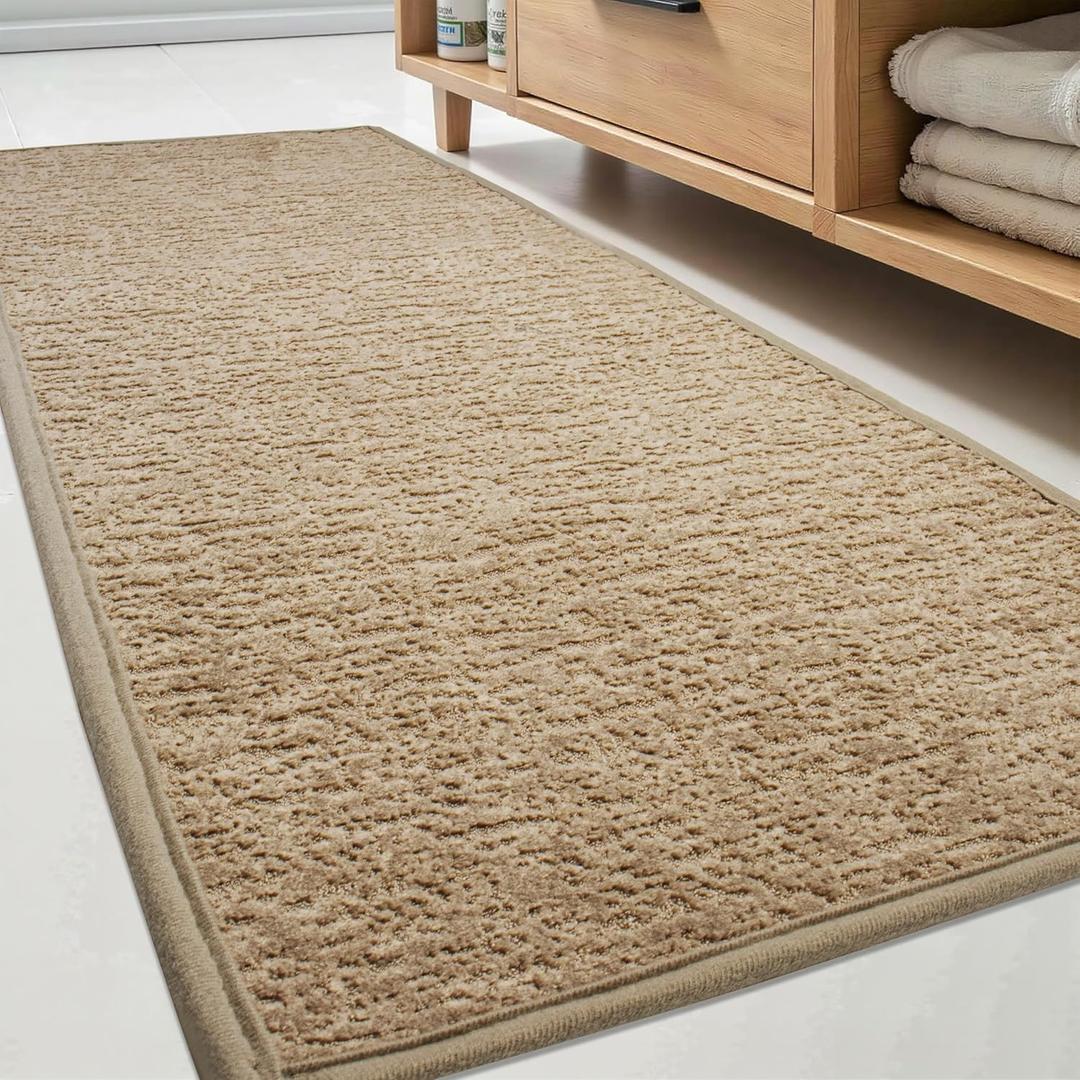 Coffee Long Bath Mats for Bathroom Non Slip Washable Bathroom Rugs Low Profile Quick Dry Ultra Thin Bath Mat Thin Shower Rug Fit Under Door, 17"  47" Coffee Long Bath Mats for Bathroom Non Slip Washable Bathroom Rugs Low Profile Quick Dry Ultra Thin Bath Mat Thin Shower Rug Fit Under Door, 17"  47"