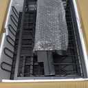 2-Tier Foldable Dish Drying Rack with Drainboard, Stainless Steel Large Capacity Kitchen Counter Organizer with Cup Holder, Utensil & Cutting Board Storage, No Assembly Required, Black