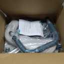 Raised Toilet Seat with Handles, FSA HSA Eligible Toilet Seat Riser for Seniors with Adjustable Height & Width, 400lb Padded Elevated Toilet Seat for Elderly, Handicap and Disabled, Fit Any Toilet