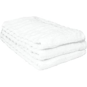 Ritz Royale Collection 100% Combed Terry Cotton, Highly Absorbent, Kitchen Dish Cloth Set, 13-3/4" x 12", 3-Pack, Solid White