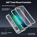 2 x KPV for iPhone 13 Pro Case with 2 Screen Protector,Compatible with Magsafe,iPhone 13 Pro Magnetic Case Clear with Stand (Silver)