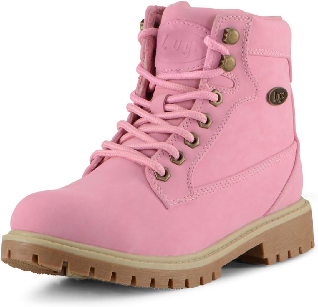 Lugz Women's Mantle Hi Classic 6-inch Chukka Boot Fashion (8.5, Bubblegum Pink/Cream/Gum) Lugz Women's Mantle Hi Classic 6-inch Chukka Boot Fashion (8.5, Bubblegum Pink/Cream/Gum)
