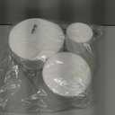 Crafare 3 Tiers Round Foam Cake Dummies Set 4" 6" 8" White Fake Practice Cake Dummy 9 Inch Tall for Christmas Wedding Supplies Baby Shower Birthday Cake Decorating Display