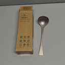 Titanium Long Handle Ladle Soup Spoon Thickeness Tableware Porridge Stew Sauce Deep-bowled Ladle Scoop Kitchen Cooking Utensils