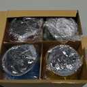 4pack Solar Lanterns Outdoor Waterproof Hanging Lights Gifts for Women Metal Small Decorative LED Lanterns for Yard, Patio, Lawn, Tabletop, Pathway, Landscape, Garden Decor