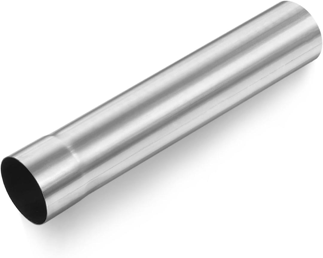 LCGP 3" Custom Mandrel Straight Exhaust Pipe, 18" Long, Made of High Quality Stainless Steel Fit 3 Inch Exhaust Pipe