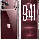 Mkeke for iPhone 18 Pro Case Clear [Not-Yellowing]