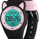 Kids Watches for Girls Boys Digital Sport Watch with Step Counter Pedometer Vibration Alarm Clock, No App Waterproof Fitness Tracker Kids Watch Boys Girls Teens Students Ages 5-16