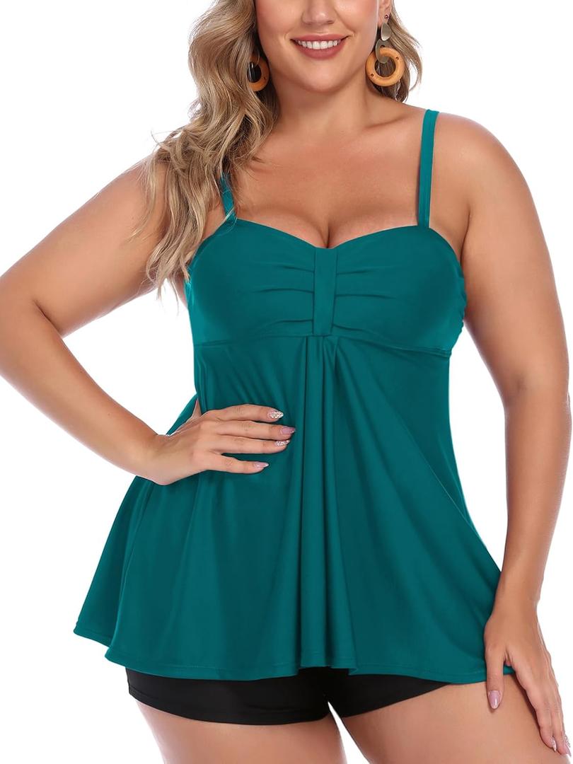 Avidlove womens Full Coverage (Large, Blue Green)
