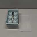 WIBIMEN Large Ice Cube Molds, Big Round Whiskey Ice Cube Trays for Freezer, Easy to Fill & Release, Whiskey Bourbon Cocktail(1.9In*6 Balls- Blue/2 Pack)