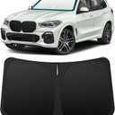 INSAUTO Custom Fit Windshield Sun Shade Accessories for BMW X5 2019-2026, Foldable Front Window Sunshade, UV & Heat Reflector, Keeps Interior Cool, Includes Storage Bag