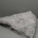 FJZFING Tie-Dyed Light Grey Round Rug Ultra-Soft Plush Modern 4x4 Circle Area Rug for Kid's Bedroom, Fluffy Shag Circular Rug for Nursery Room, Non-Slip Tie-Dyed Light Grey Rug for Teen's Room