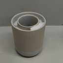 LE TAUCI Utensil Holder, 7.3"+5.4" Ceramic Kitchen Utensil Holder for Countertop, Large Cooking Utensil Crocks for Kitchen Counter, Morden Utensil Organizer for Spatula, Set of 2, Glaze Marble Gray