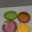 OCTOVITA Avocado Saver and Tomato Holder  Set of 4 Reusable Storage Containers for Fridge  Ideal for Garlic, Onions, Lemons, and Potatoes