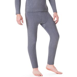 ROCKY Men's Thermal Underwear Men Long Johns for Men Thermal Pants Mens Long Underwear Bottoms Warm Mans Base Layer Pants (6X-Large, Melange Grey)