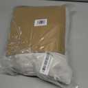 Lush Decor Boho Pom Pom Tassel Linen Textured Window Curtain Panel, Single 52" W x 84" L Off White -