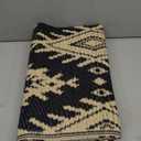 OLANLY Outdoor Rug Waterproof 4x6 ft, Reversible Outdoor Plastic Straw Rug, Boho Patio Rug, Indoor Outdoor Carpet, RV Mat Outside for Patio, Camp, Picnic, Balcony, Deck, Backyard, Black & Beige