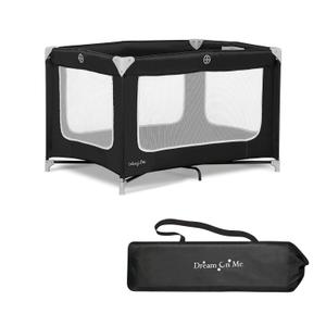 Dream On Me Zodiak Portable Playard in Black, Lightweight, Packable and Easy Setup Baby Playard, Breathable Mesh Sides and Soft Fabric - Comes with a Removable Padded Mat Dream On Me Zodiak Portable Playard in Black, Lightweight, Packable and Easy Setup Baby Playard, Breathable Mesh Sides and Soft Fabric - Comes with a Removable Padded Mat