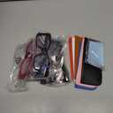 6 Pack Oprah Style Reading Glasses for Women Blue Light Blocking Computer Square Readers with Spring Hinge (Mix Color, 1.50, x)