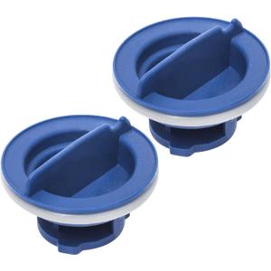 BlueStars WPW10077881 Dishwasher Rinse Aid Cap - Ultra Durable Dispenser Cap - Compatible with Whirlpool KitchenAid Dishwashers - Replaces W10077881 PS11748135 AP6014865 - Pack of 2