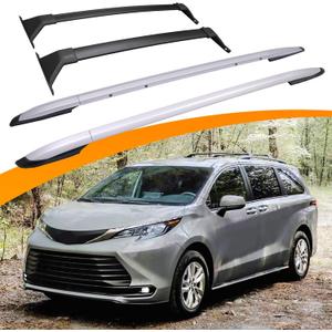 4PCS Roof Rack Cross Bars Fit for Toyota Sienna 2021-2026 200 LBS Side Rails Crossbar Cargo Accessories