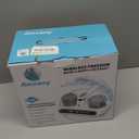 Amzany Mattress Vacuum Cleaner - 5-in-1 Cordless Bed Vacuum Cleaner, Powered by Ultrasonic Technology, 16Kpa Strong Suction, Low Noise, Suitable for Dust, Pet Hair, Etc - Grey