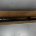 1" Curtain Rod Telescoping Single Drapery Rod 72-144 Inches, With Square Heavy Duty Aluminum Alloy Finials, Matte Black