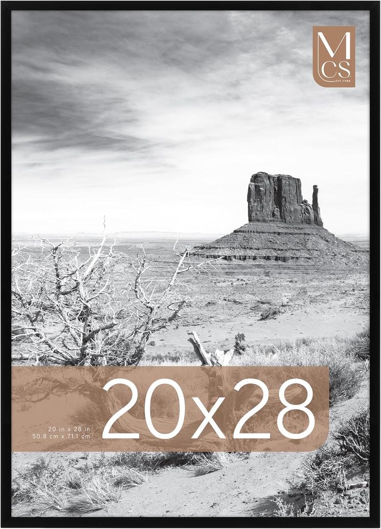 MCS Everline Poster Frame, 20x28, Black