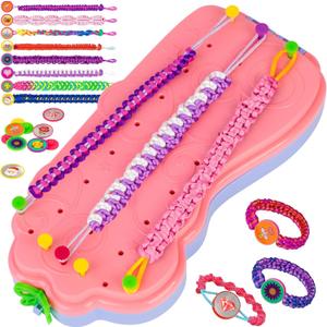Bracelet Making Kit for Girls, Arts and Crafts for Kids Ages 8-12, Friendship Bracelet Kit, Bracelets String Maker Toys Set Gifts for Kids 6 7 8 9 10 11 12+ Years Old, Chirsmas Birthday