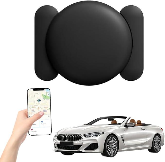 Rowgins GPS Tracker with Weatherproof Magnetic Case|Ultra Mini Tracking Device for Car Hidden|Long Life Lightweight VehicleTrackers Compatible with iOS(5)