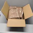 GarveeHome Washable Rugs 5x7 Rug for Living Room, Scalloped 5 x 7 Rug Solid Coffee Modern Minimalism Low-Pile Carpet for Bedroom Dining Nursery Non Slip Mat with Rubber Back