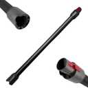 Wand Extension Tube Replacement Compatible with Dyson V7 V8 V10 V11 V15,Quick Release Wand Accessories for V8 Cordless Stick Vacuum Cleaners,28.3in,Aluminum Alloy,Black