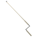 Universal Replacement Metal Mounting of Exterior Sun Shades Roller up Blind Crank Wand (Beige)