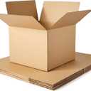 Amazon Basics Cardboard Moving Boxes for Packing and Shipping, Large Size, 20" x 20" x 15", Brown, 6-Pack
