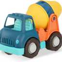 Battat  Wonder Wheels  Cement Truck With Concrete Mixer  Moveable Parts  Sturdy Construction Toy For Toddlers  Recyclable