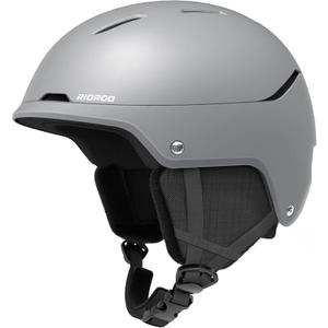 Ski Helmet for Women Men, Safety Certified Snowboard Helmet with Shockproof ABS Hard Shell for Adults & Youth (Small, Titanium Gray)