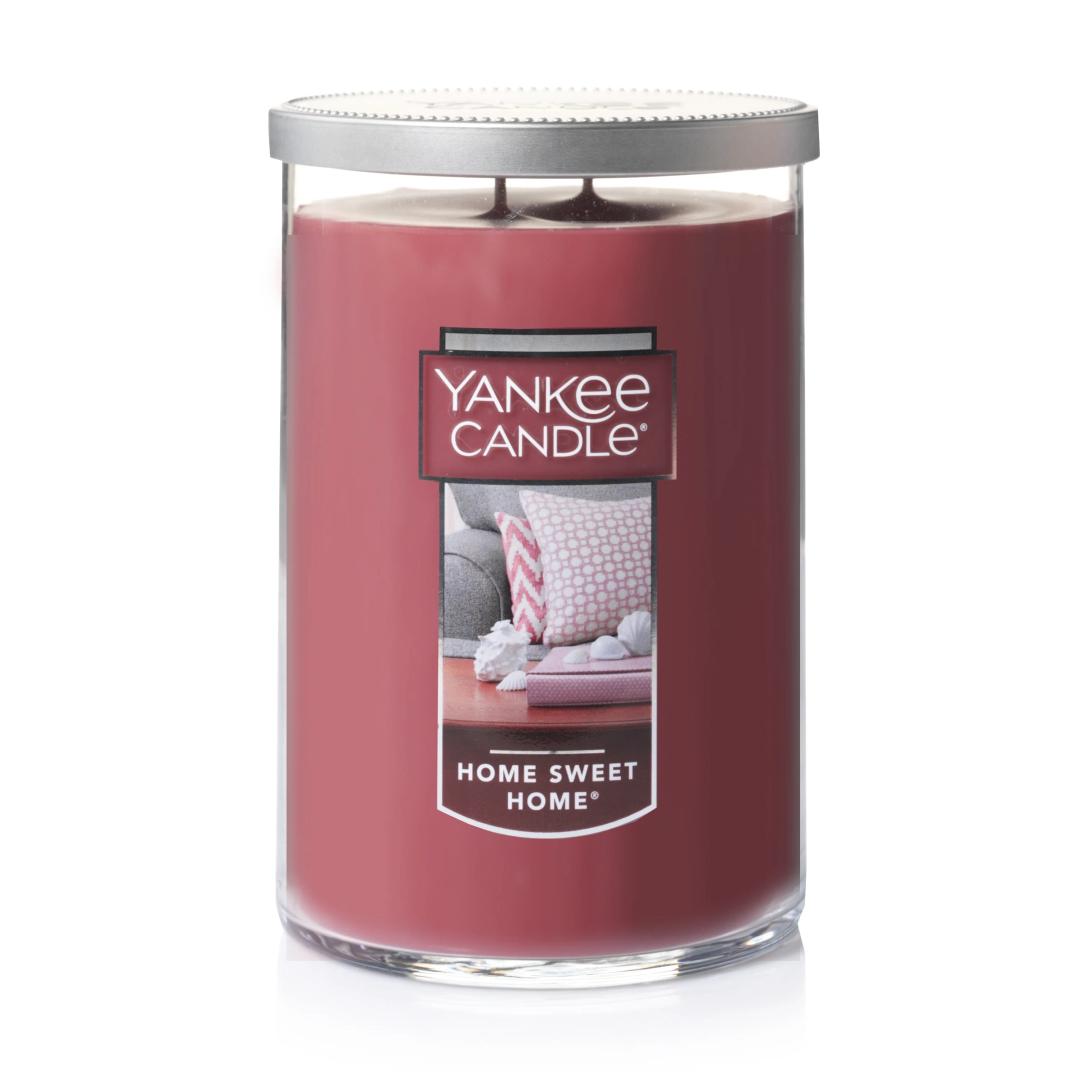 Yankee Candle Home Sweet Home Scented Classic 22oz Large Tumbler 2-Wick Candle Over 75 Hours of Burn Time Ideal for Fall Indoor Gatherings and Holidays