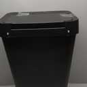 Rubbermaid Touch-Top Kitchen Trash Can with Lid, 12.2 Gallon, Black, Garbage Container for Home/Kitchen/Apartment/Garage