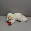 Multipet Lamb Chop Dog Plush Toy - Squeaky Toy for All Dogs - Extra Soft Plush - Stuffed Animal Dog Toy for Cuddling & Playing - Jumbo Pet Toy (24", Cream)