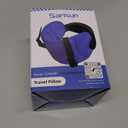 Travel Pillows for Airplanes, Airplane Pillow for Long Flight, Airplane Head Strap with Eye Mask for Sleep, Travel Neck Pillow for Car Road Trip, 360 Support Headrest, Stop Bobblehead, Black