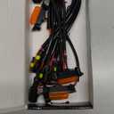 4PCS LED Grille Lights, Bright Amber LED Grill Lights with Wiring Harness, Waterproof Front Grill Trim Lamps, Vehicle Exterior Grille Lamps Replacement for 2016-2019 Tacoma TRD PRO Front Grille