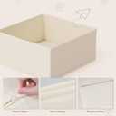 Criusia Drawer Organizer 18-Piece Set, Dresser Organizer for Baby Clothes, Foldable Closet Storage & Drawer Dividers for Underwear, Socks, Nursery (Beige)