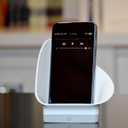 Soundvase, A Speaker Accessory Thats Not an Electronic, Smart Acoustics for Your Smartphone, Ease, Convenience, & Patented Sound. Fits Most Smart Phones Even with The Case On (White)