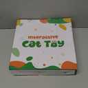 Pawaboo Interactive Cat Toy with Running Mouse, Electronic Motion Cat Toy Automatic Teaser for Indoor Cats, Pop and Play Hide Seek Cat Toys Hunting Mouse for Pet Cat Kitten Play Fun Exercise, Green (A-Green)