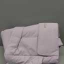 LOVEVOOK Laptop Bag for Women Puffer Work Tote Bags Lightweight Large Computer Bag Purse for Teacher Nurse Travel Daily (15.6 INCH, Purple)